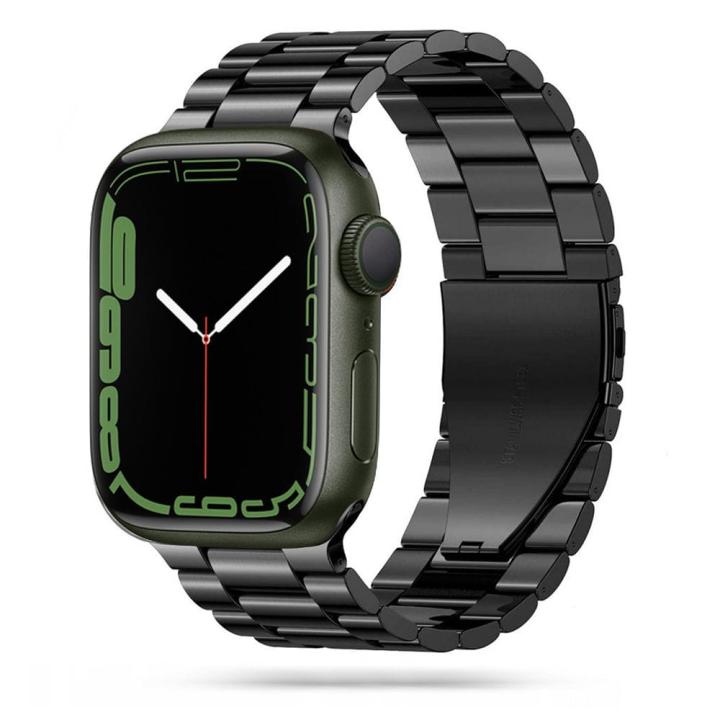 TECH-PROTECT STAINLESS APPLE WATCH 6 / 7 / 8 / 9 / 10 / SE / ULTRA 1 / 2 (44 / 45 / 46 / 49 MM) BLACK