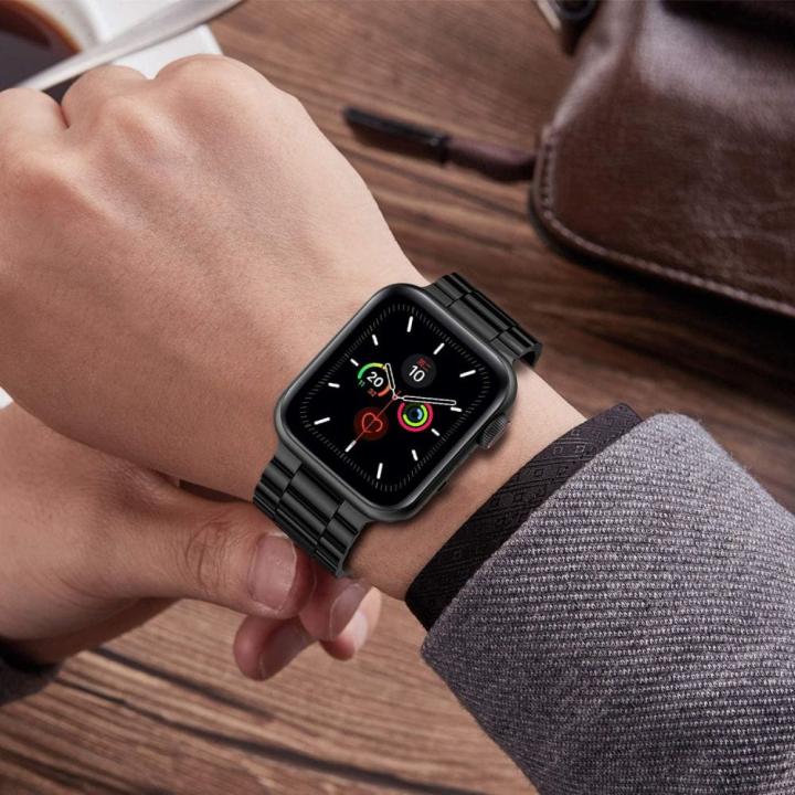 TECH-PROTECT STAINLESS APPLE WATCH 6 / 7 / 8 / 9 / 10 / SE / ULTRA 1 / 2 (44 / 45 / 46 / 49 MM) BLACK