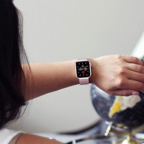 TECH-PROTECT MILANESEBAND APPLE WATCH 6 / 7 / 8 / 9 / 10 / SE / ULTRA 1 / 2 (44 / 45 / 46 / 49 MM) SILVER