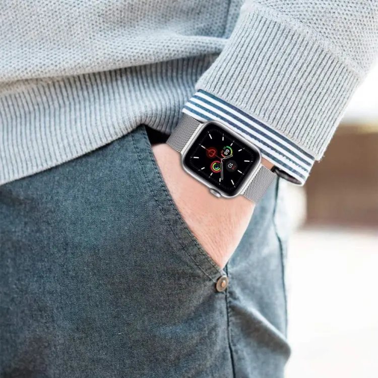 TECH-PROTECT MILANESEBAND APPLE WATCH 6 / 7 / 8 / 9 / 10 / SE (40 / 41 / 42 MM) BLACK