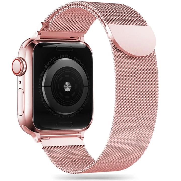 TECH-PROTECT MILANESEBAND APPLE WATCH 6 / 7 / 8 / 9 / 10 / SE / ULTRA 1 / 2 (44 / 45 / 46 / 49 MM) ROSE GOLD