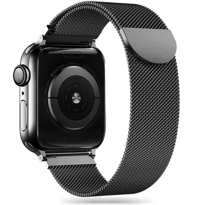 TECH-PROTECT MILANESEBAND APPLE WATCH 6 / 7 / 8 / 9 / 10 / SE / ULTRA 1 / 2 (44 / 45 / 46 / 49 MM) BLACK