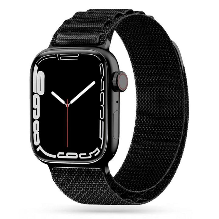 TECH-PROTECT NYLON PRO APPLE WATCH 6 / 7 / 8 / 9 / 10 / SE / ULTRA 1 / 2 (44 / 45 / 46 / 49 MM) BLACK