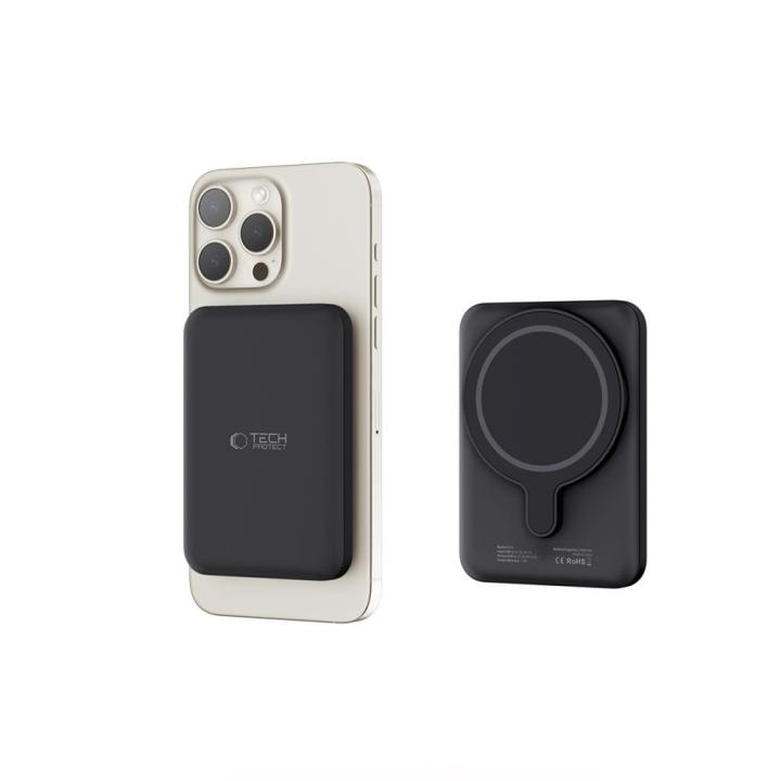 TECH-PROTECT PB10 LIFEMAG MAGSAFE POWER BANK 5000MAH BLACK