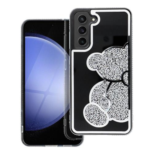 Futerał TEDDY BEAR do SAMSUNG A16 5G srebrny