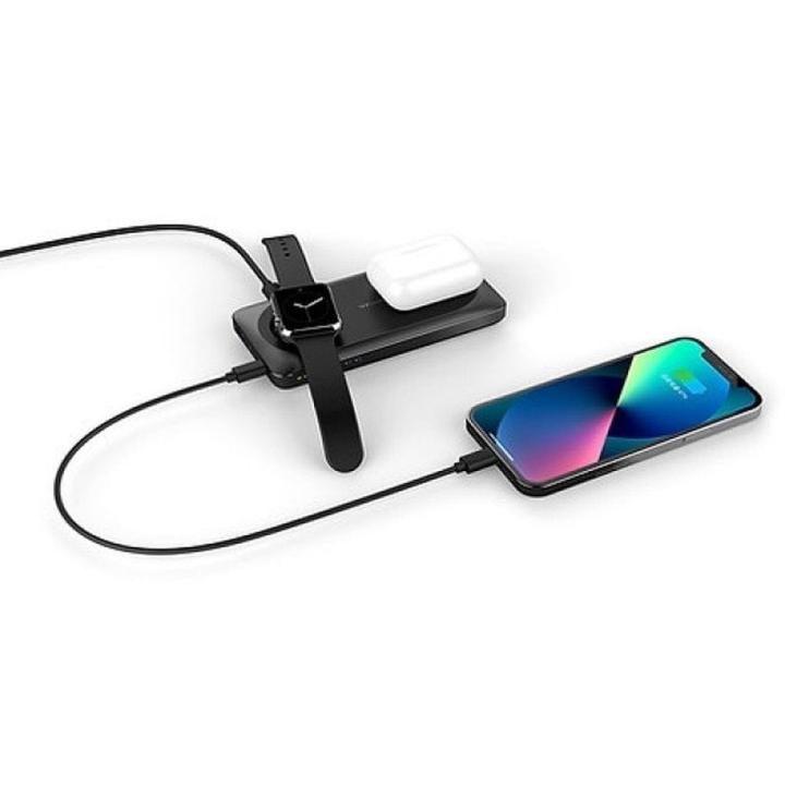 VEGER powerbank 10 000 mAh z ładowaniem indukcyjnym kompatybilny z MagSafe PD QC3.0 3A 22,5W MagMulti (W1156) czarny