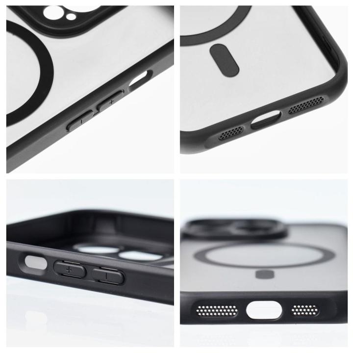 Futerał FULL MATTE MAG COVER kompatybilny z MagSafe do SAMSUNG A55 czarny
