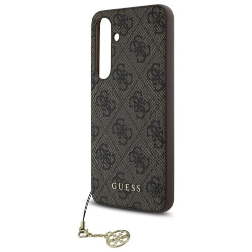 GUESS futerał do SAMSUNG S24 FE GUHCS24FEGF4GBR (HC PU 4G Charm) brązowy