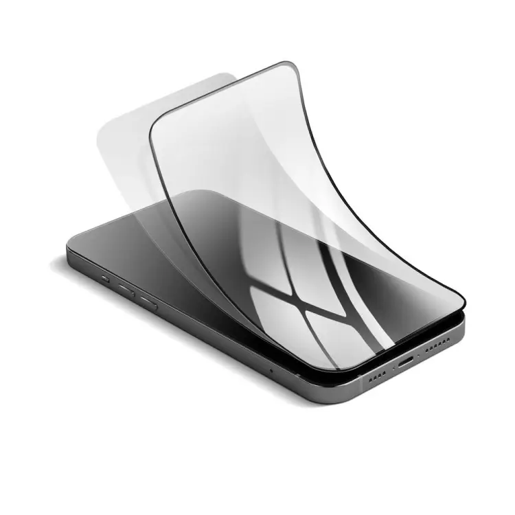 Forcell Flexible 5D - szkło hybrydowe do iPhone 16 Pro Max czarny