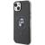 KARL LAGERFELD futerał do IPHONE 15 KLHMP15SHGKCNOK (Glitter + MAG) czarny