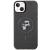 KARL LAGERFELD futerał do IPHONE 15 KLHMP15SHGKCNOK (Glitter + MAG) czarny
