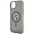 KARL LAGERFELD futerał do IPHONE 15 KLHMP15SHGKCNOK (Glitter + MAG) czarny