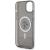 KARL LAGERFELD futerał do IPHONE 15 KLHMP15SHGKCNOK (Glitter + MAG) czarny