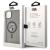 KARL LAGERFELD futerał do IPHONE 15 KLHMP15SHGKCNOK (Glitter + MAG) czarny