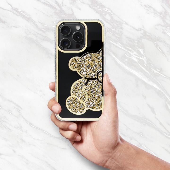 Futerał TEDDY BEAR do IPHONE 13 MINI złoty