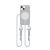 Wygodne, szare etui na iPhone 13 Mini z wytrzymałym sznurkiem do noszenia na szyi lub przez ramię. Wbudowany pierścień MagSafe zapewnia bezpieczne mocowanie akcesoriów. Idealne dla ceniących swobodę.