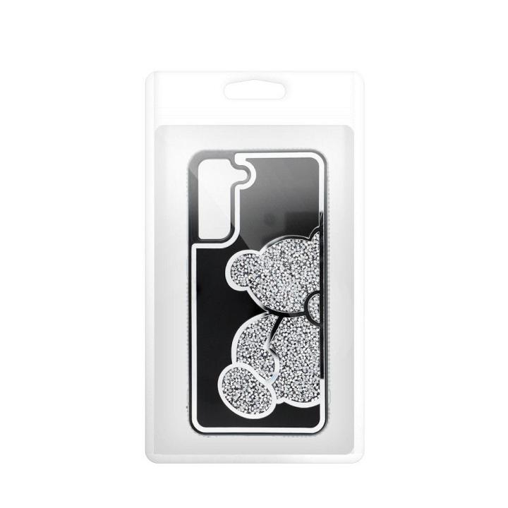 Futerał TEDDY BEAR do SAMSUNG S25 Ultra srebrny