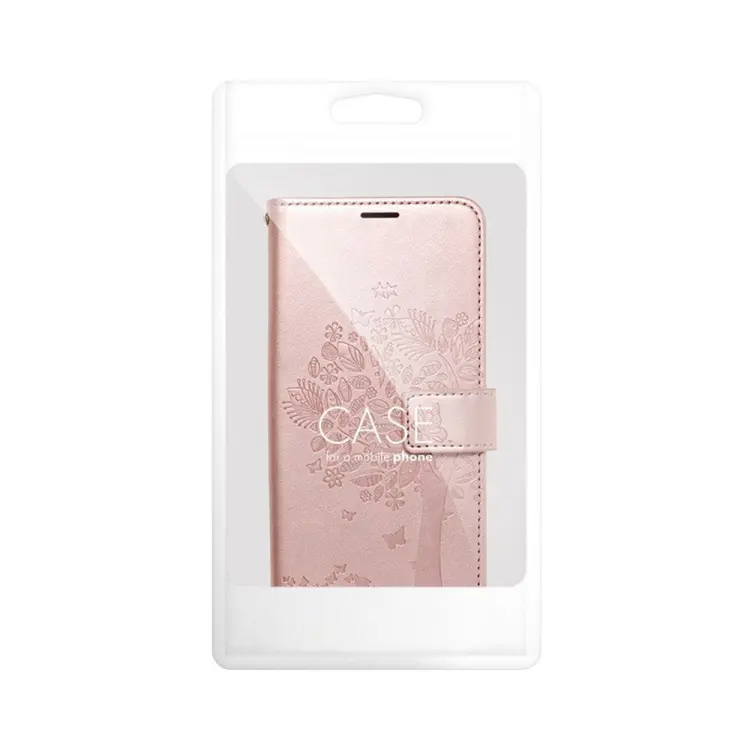 Kabura MEZZO Book do SAMSUNG A36 5G drzewo złoty róż