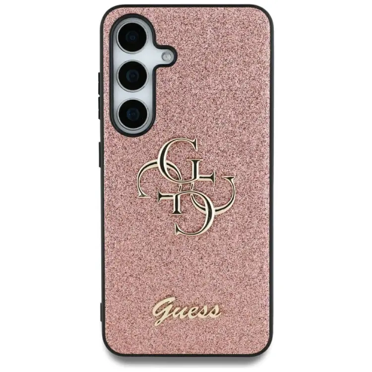 GUESS futerał do SAMSUNG S25 Ultra GUHCS25LHG4SGP (Fixed Glitter Big 4G) różowy