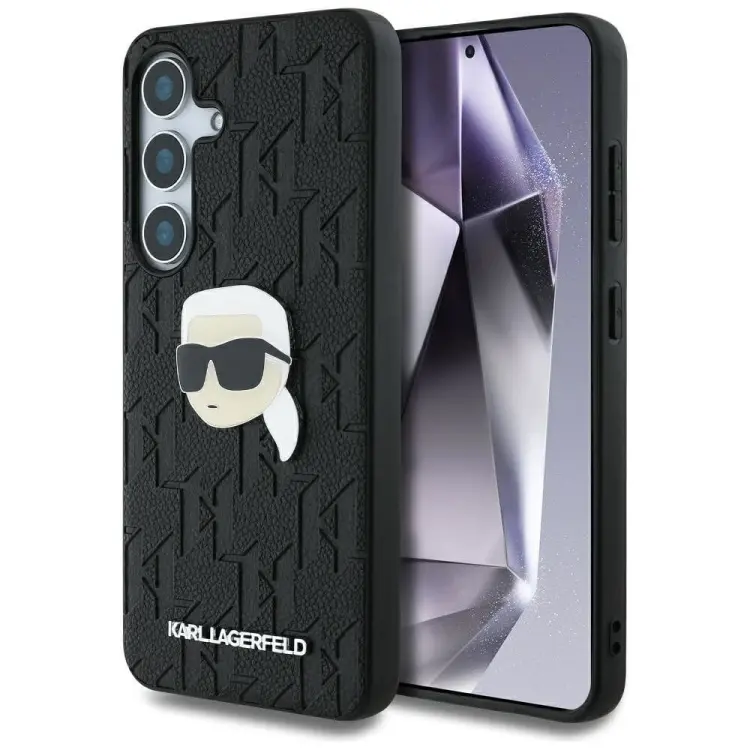 KARL LAGERFELD futerał do SAMSUNG S25 Plus KLHCS25MPGKLKIPK (PU Monogram K. Head Pin) czarny