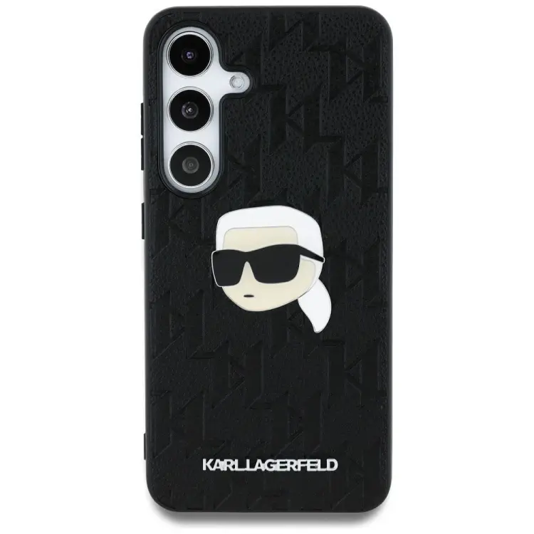 KARL LAGERFELD futerał do SAMSUNG S25 Plus KLHCS25MPGKLKIPK (PU Monogram K. Head Pin) czarny