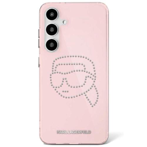 KARL LAGERFELD futerał do SAMSUNG S25 Ultra KLHCS25LHKHDCELP (IML Rhinestones K Head) różowy