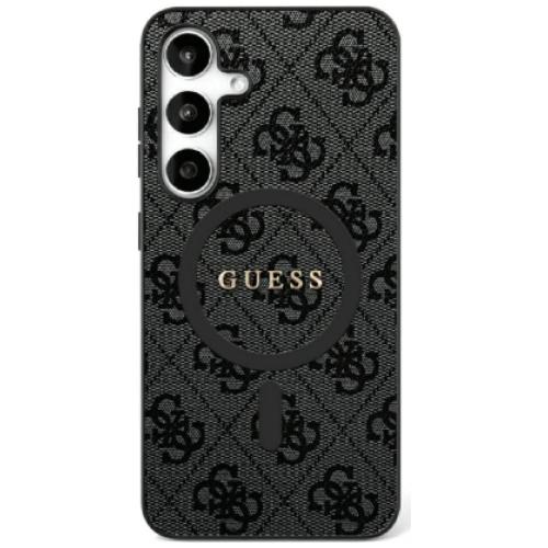 GUESS futerał do SAMSUNG S25 GUHMS25SG4GFRK (Magnetic PU 4G Ring Classic Logo) czarny