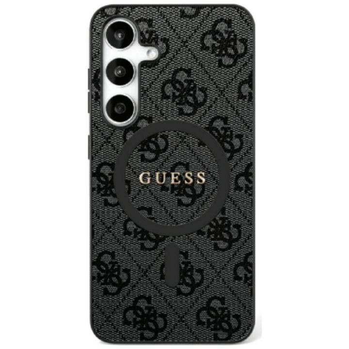 GUESS futerał do SAMSUNG S25 GUHMS25SG4GFRK (Magnetic PU 4G Ring Classic Logo) czarny