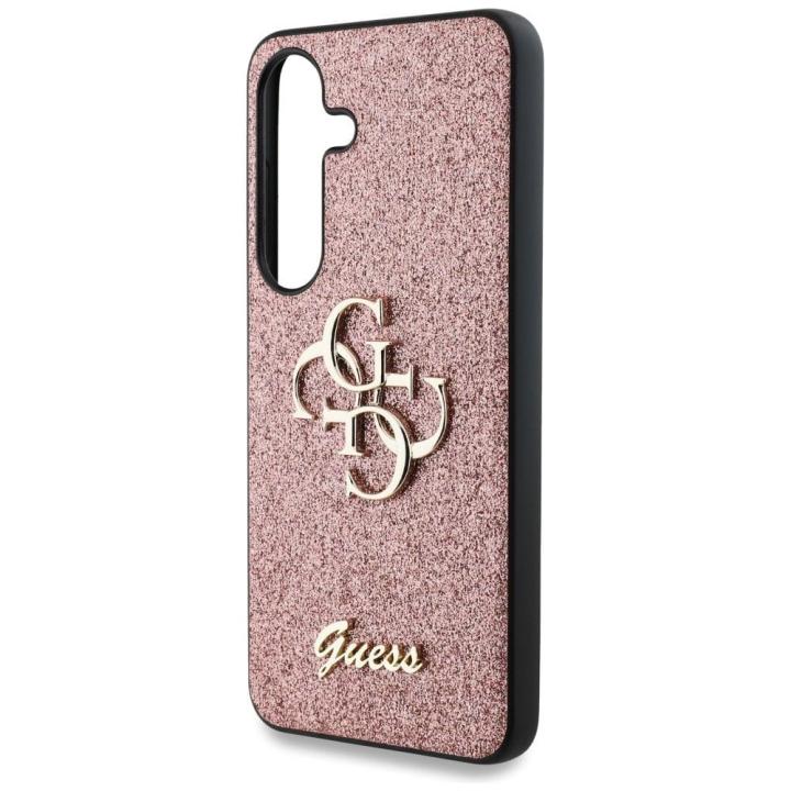 GUESS futerał do SAMSUNG S25 GUHCS25SHG4SGP (Fixed Glitter Big 4G) różowy