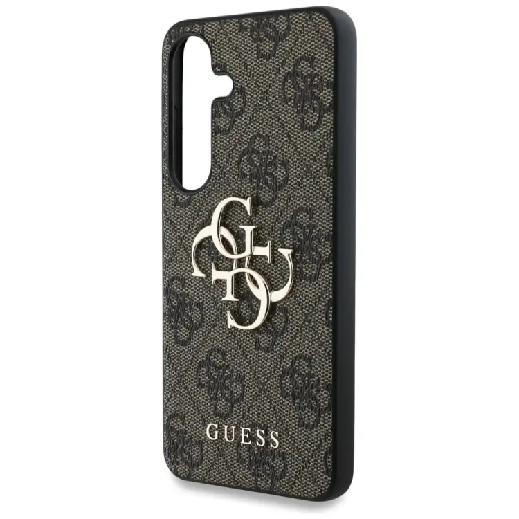 GUESS futerał do SAMSUNG S25 GUHCS25S4GMGBR (4G PU Big Logo) brązowy