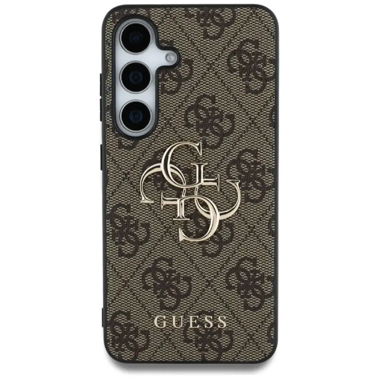 GUESS futerał do SAMSUNG S25 GUHCS25S4GMGBR (4G PU Big Logo) brązowy