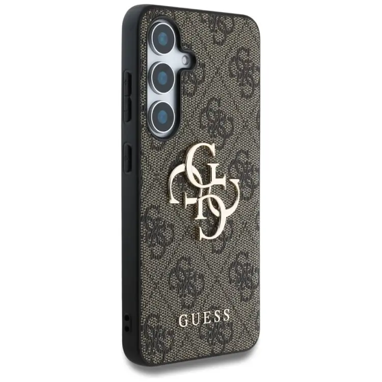 GUESS futerał do SAMSUNG S25 GUHCS25S4GMGBR (4G PU Big Logo) brązowy