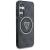 GUESS futerał do SAMSUNG S25 GUHMS25SHG4PRTGK (Magnetic IML Metal Glitter 4G Circle Triangle) czarny