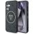 GUESS futerał do SAMSUNG S25 GUHMS25SHG4PRTGK (Magnetic IML Metal Glitter 4G Circle Triangle) czarny