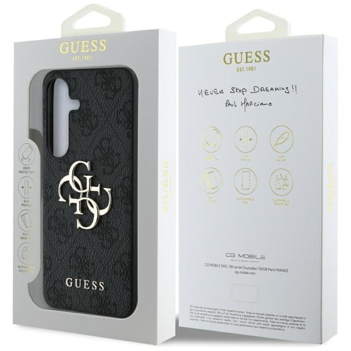 GUESS futerał do SAMSUNG S25 GUHCS25S4GMGGR (4G PU Big Logo) czarny