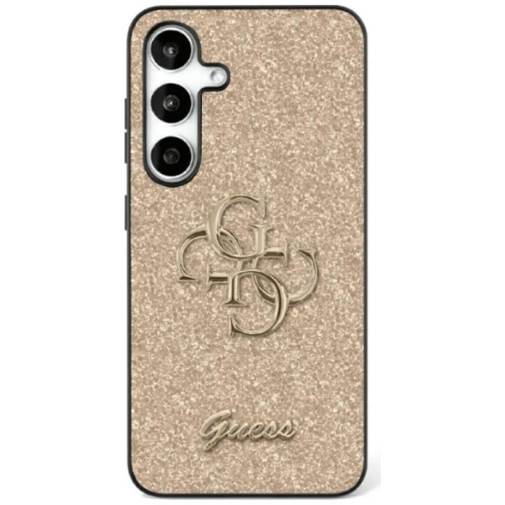 GUESS futerał do SAMSUNG S25 Plus GUHCS25MHG4SGD (Fixed Glitter Big 4G) złoty