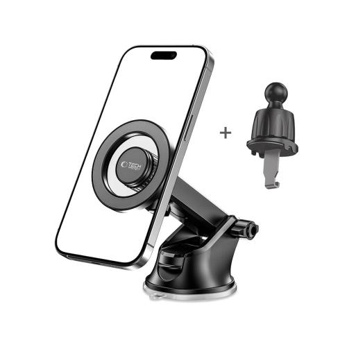 TECH-PROTECT N51 MAGNETIC MAGSAFE DASHBOARD &amp; VENT CAR MOUNT BLACK