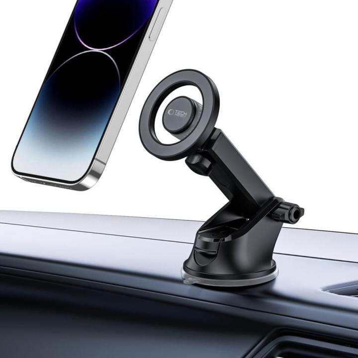 TECH-PROTECT N51 MAGNETIC MAGSAFE DASHBOARD &amp; VENT CAR MOUNT BLACK