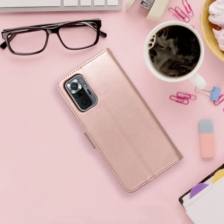 Kabura MEZZO Book do XIAOMI Redmi NOTE 14 PRO 5G / 14 PRO PLUS 5G mandala złoty róż