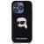 KARL LAGERFELD futerał do IPHONE 15 Pro Max kompatybilny z MagSafe KLHMP15XSKHPPLK (SIL KL Head Print) black