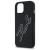 KARL LAGERFELD futerał do IPHONE 15 KLHCP15S3DRKSDLK (3D Rubber Signature) black
