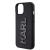 KARL LAGERFELD futerał do IPHONE 15 KLHCP15S3DMBKCK (3D Logo Glitter) czarny