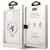 KARL LAGERFELD futerał do IPHONE 15 Pro kompatybilny z MagSafe KLHMP15LHMRSKCP (Ringstand KC) różowy