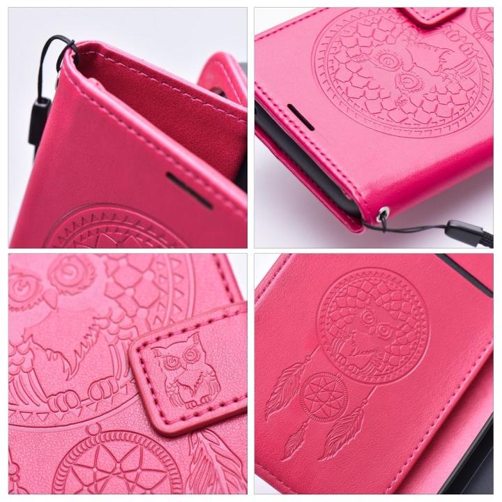 Kabura MEZZO Book do SAMSUNG A56 5G łapacz snów magenta