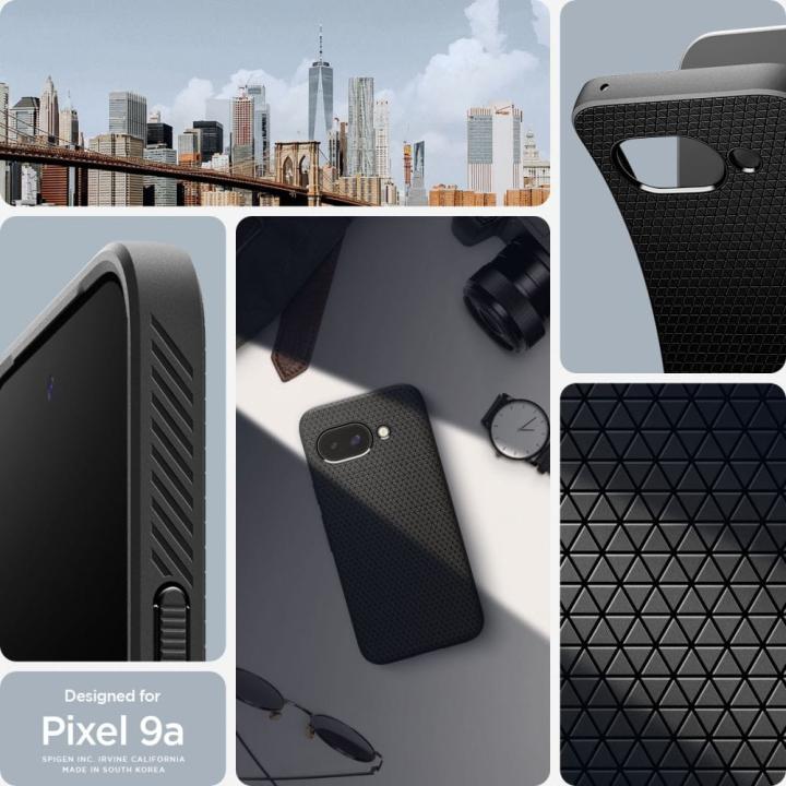 SPIGEN LIQUID AIR GOOGLE PIXEL 9A MATTE BLACK