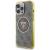 GUESS futerał do IPHONE 16 Pro Max kompatybilny z MagSafe GUHMP16XHG4PRTGW (IML Metal Glitter 4G Circle Triangle) brązowy