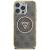 GUESS futerał do IPHONE 16 Pro Max kompatybilny z MagSafe GUHMP16XHG4PRTGW (IML Metal Glitter 4G Circle Triangle) brązowy
