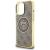 GUESS futerał do IPHONE 16 Pro Max kompatybilny z MagSafe GUHMP16XHG4PRTGW (IML Metal Glitter 4G Circle Triangle) brązowy