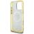 GUESS futerał do IPHONE 16 Pro Max kompatybilny z MagSafe GUHMP16XHG4PRTGW (IML Metal Glitter 4G Circle Triangle) brązowy