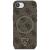 GUESS futerał do IPHONE 16e (SE 4 2025) kompatybilny z MagSafe GUHMPSE4P4TDPW (PU 4G RingTriangle Logo) brązowy